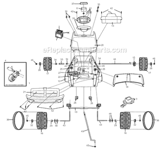 Page A Diagram and Parts List for 73520-9993  Power Wheels Ride-On Cars